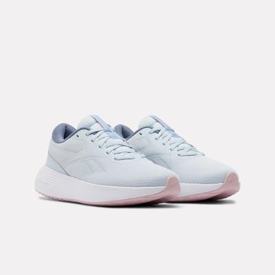 Walkingschuh REEBOK "DMX COMFORT + LITE", Damen, Gr. 40,5, tranquil blau, tranquil blau, weiß, Synthetik, Textil, Schuhe Walkingschuh