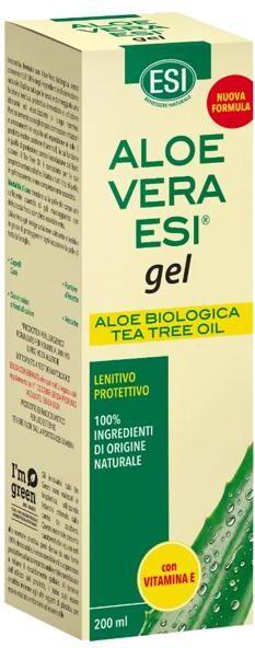 Esi Aloe Vera Gel Con Vitamina E e Tea Tree Oil 200 ml