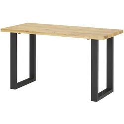 Schreibtisch   ¦ holzfarben ¦ Maße (cm): B: 140 H: 75 T: 65.0