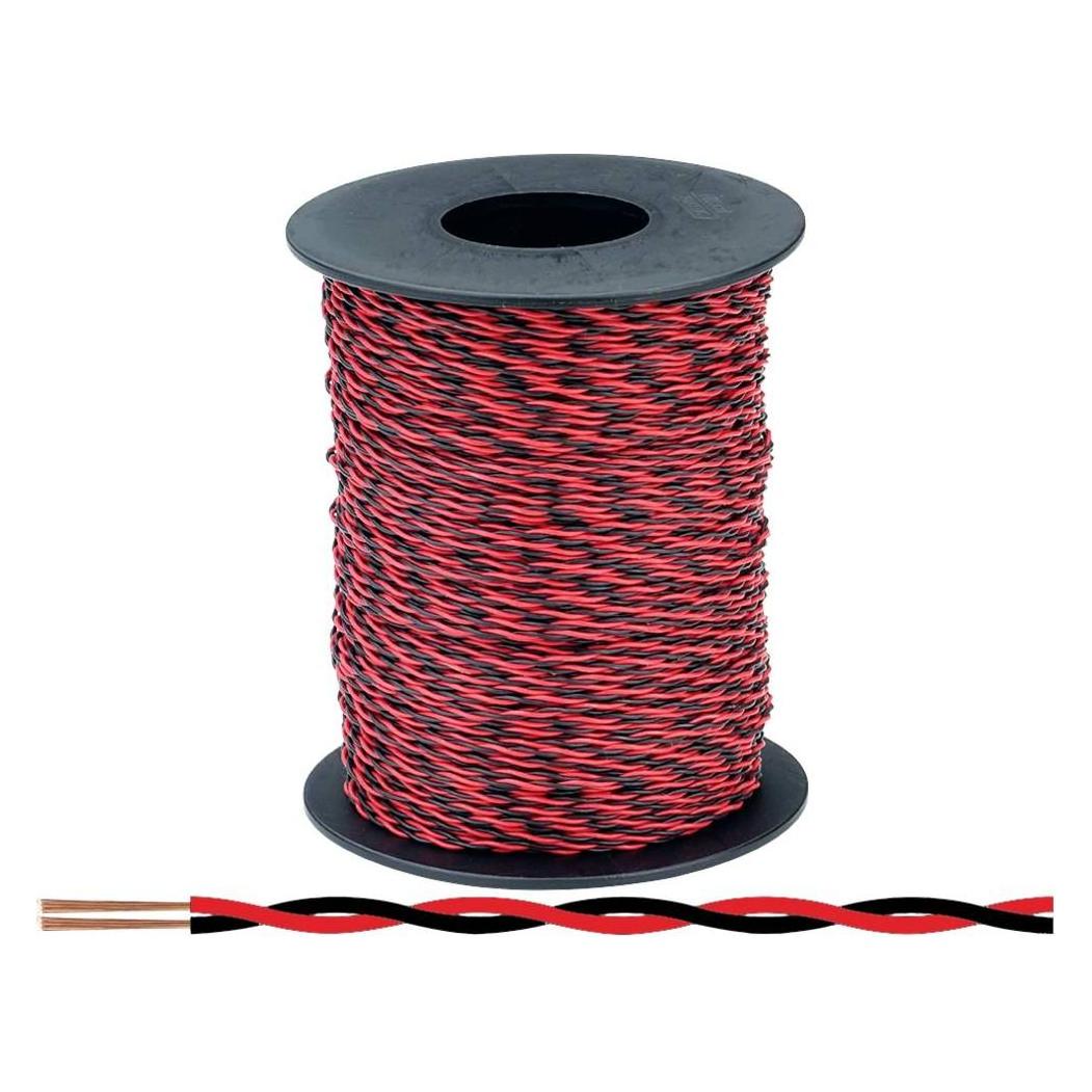 Donau ZWILLINGSLITZE 0,04 / 100m rot-schwarz (100 m) (210-10-100)