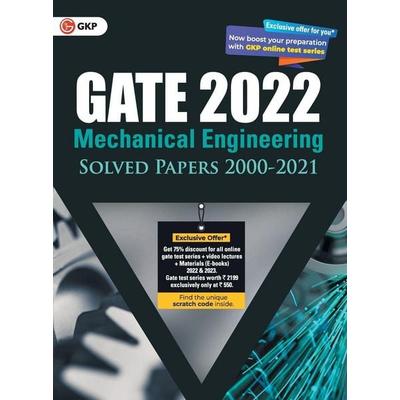 GATE 2022 Mechanical Engineering - Solved Papers (2000-2021), Taschenbuch von G. K. Publications Ltd., GK Publications, 978-93-90820-97-9