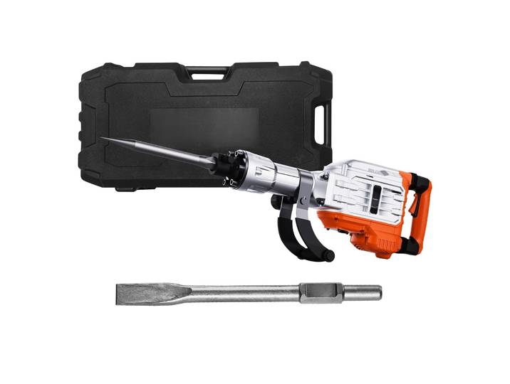 SucceBuy marteau à cric de démolition 1500W/2200W/3500W marteau à cric brise-béton marteau à cric électrique robuste 2/4 pièces ciseau