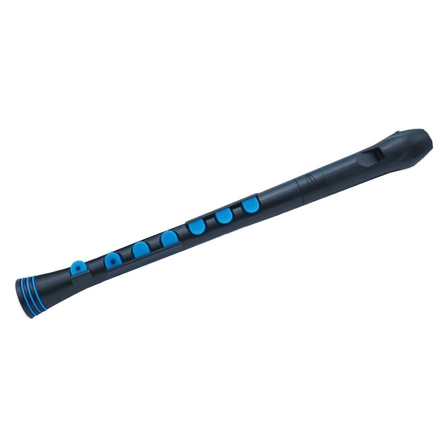 Nuvo Recorder + czarno-niebieski - Flet prosty sopranowy (NURG320BBL)