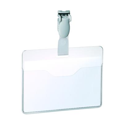 Durable Namensschild 814719 60x90mm transparent 25 Stück