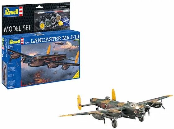 Maquette Lancaster Mk.I/III Avion de guerre Level 5 échelle 1:72 - Revell