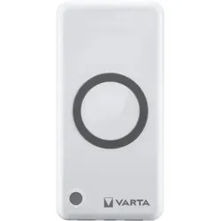 Varta 57913 Lithium Polymer (LiPo) 10000 mAh Kabelloses Aufladen Weiß