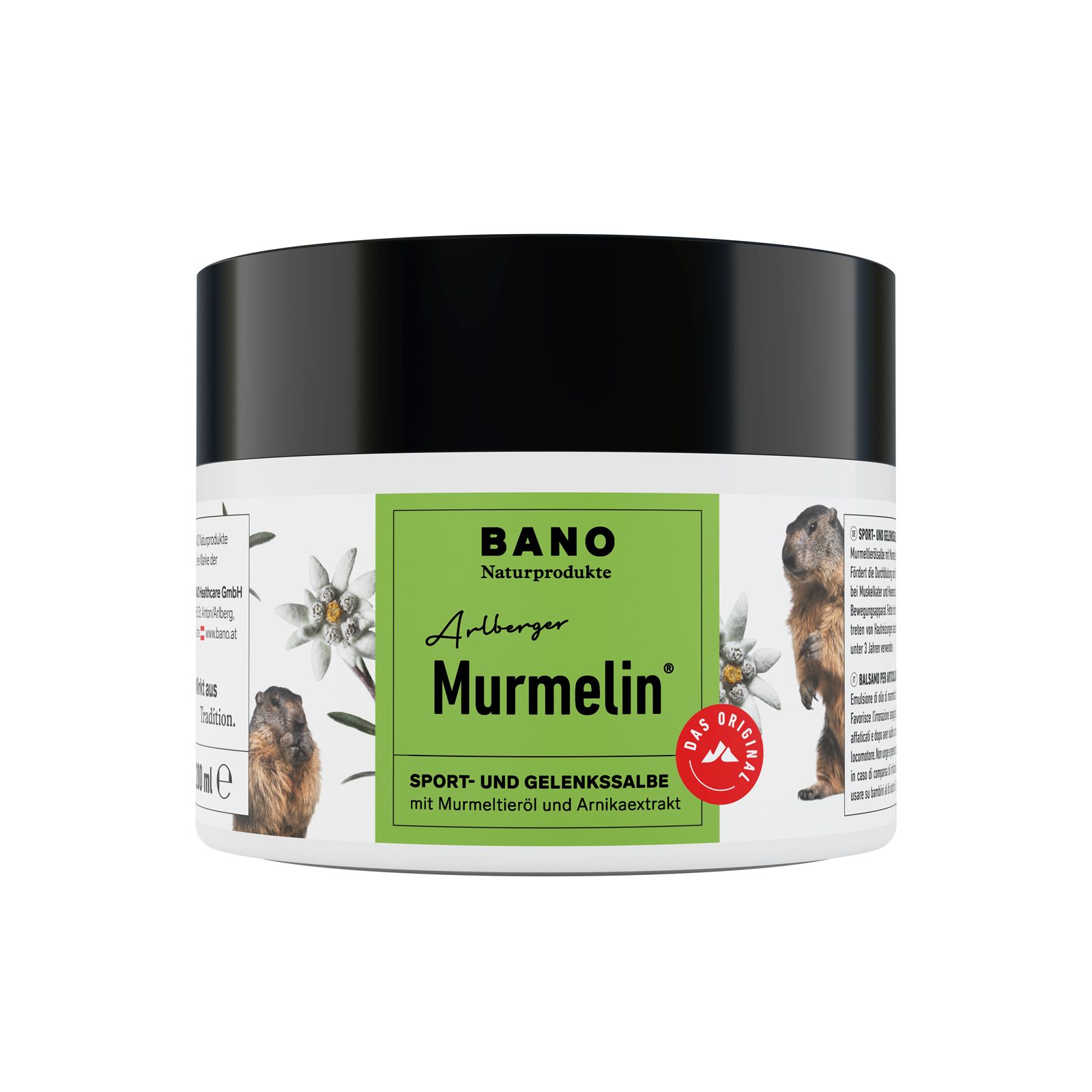 Murmelin Arlberger Murmeltiersalbe 200 ml Salbe