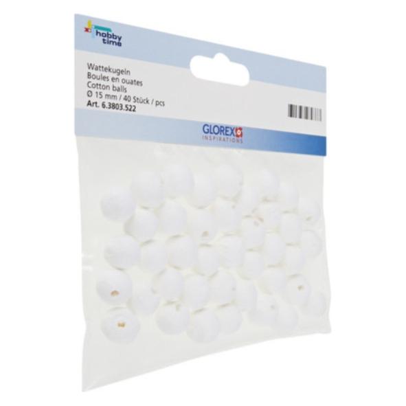 Glorex Wattekugel 15mm / 40St (6 3803 522)