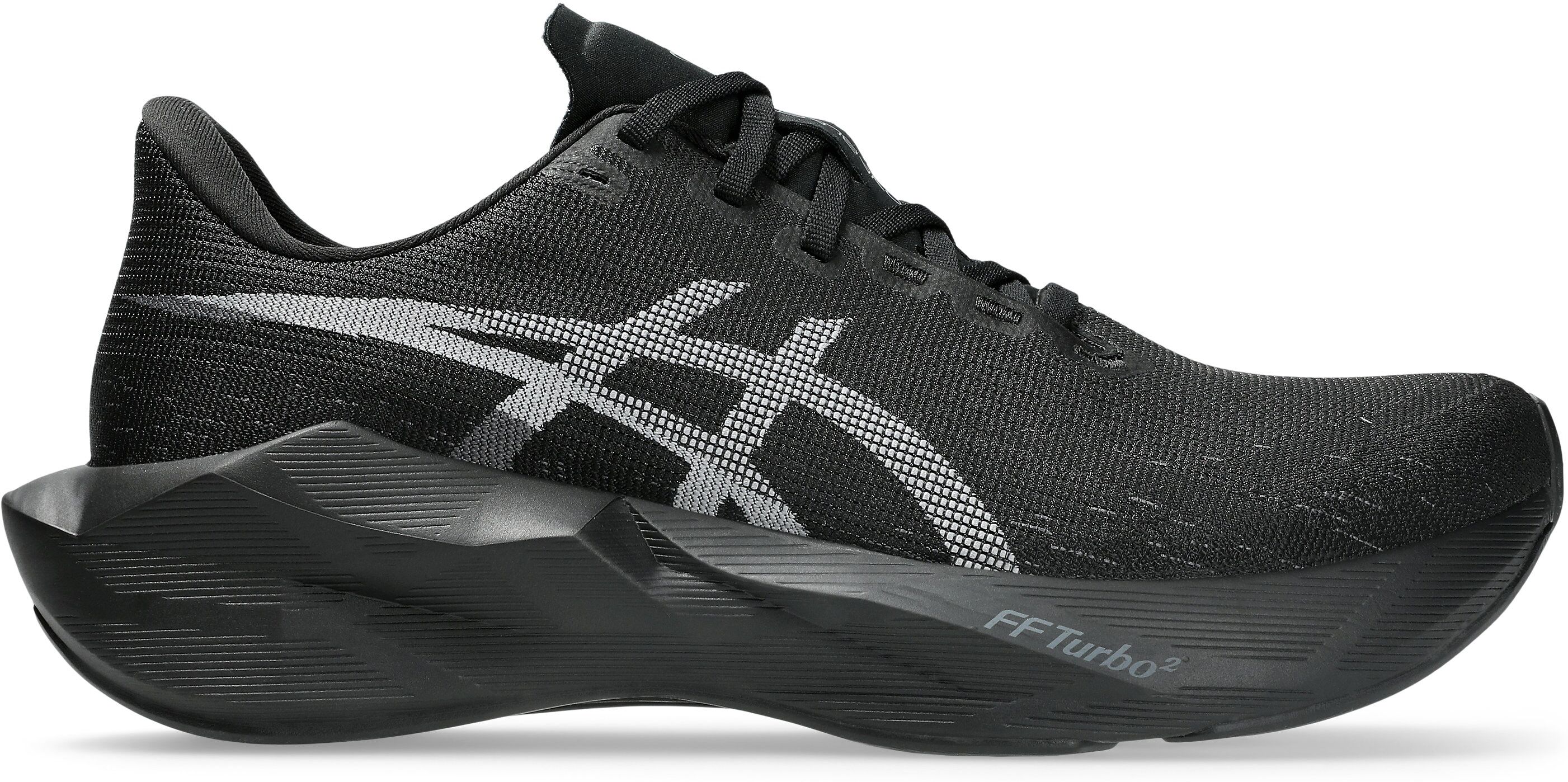 Laufschuh ASICS "NOVABLAST 6", Herren, Gr. 44,5, schwarz, schwarz, Synthetik, Schuhe Laufschuh, für hervorragende Energierückgabe und mehr Traktion schwarz, schwarz 44,5