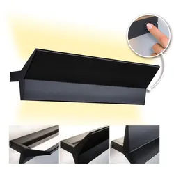Paulmann 79509 LED Wandleuchte 3-Stufen-dimmbar Stine warmweiß gemütlich 4W dimmbar Schwarz matt