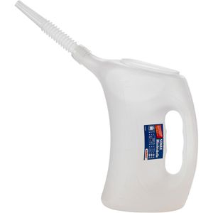 Sonax Messbecher 04983000, aus Kunststoff, mit 0,25 Liter Skala, mit Deckel und Ausgießrohr, 2 Liter
