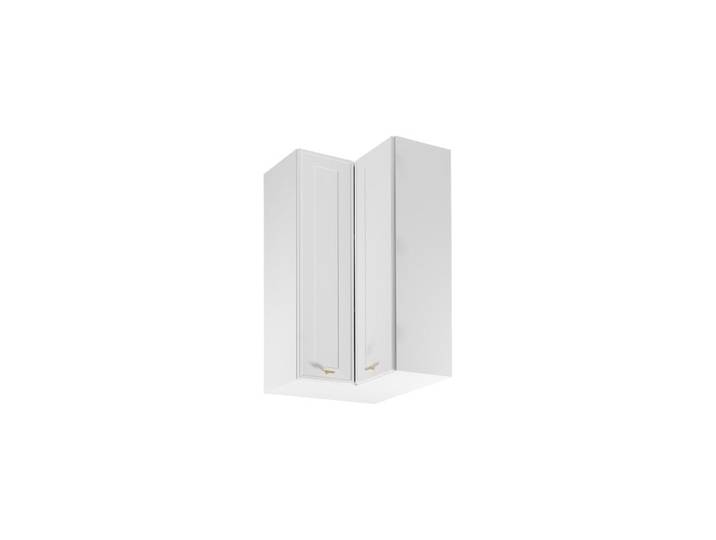 ROYAL24_MARKT Eckhängeschrank - Sorento Küchenoberschrank Ecke 60 cm – Weiß (Packung, 1-St., Serie Sorento – G60N2) Platzsparend – Stilvoll – Hochwertige Front – Langlebig