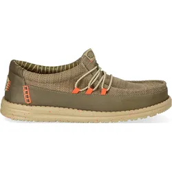 Hey Dude Unisex Wally Guard Stretch Sox Freizeitschuh - 43 - Burnt Olive/Multi
