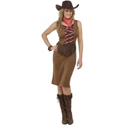 Smiffys Cowgirl Kleid (L)