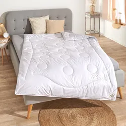 Traumschlaf Premium Kamelhaarflaum 4-Jahreszeiten Steppbett, Füllung: 100% Kamelhaar 140x200 cm