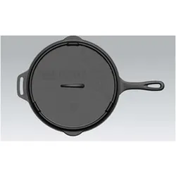 Valhal Outdoor Gusseiserner Pfannendeckel, Zubehör Kochgeschirr