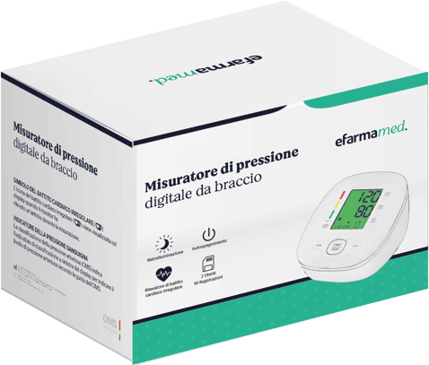 eFarmaMed Misuratore di Pressione Digitale da Braccio