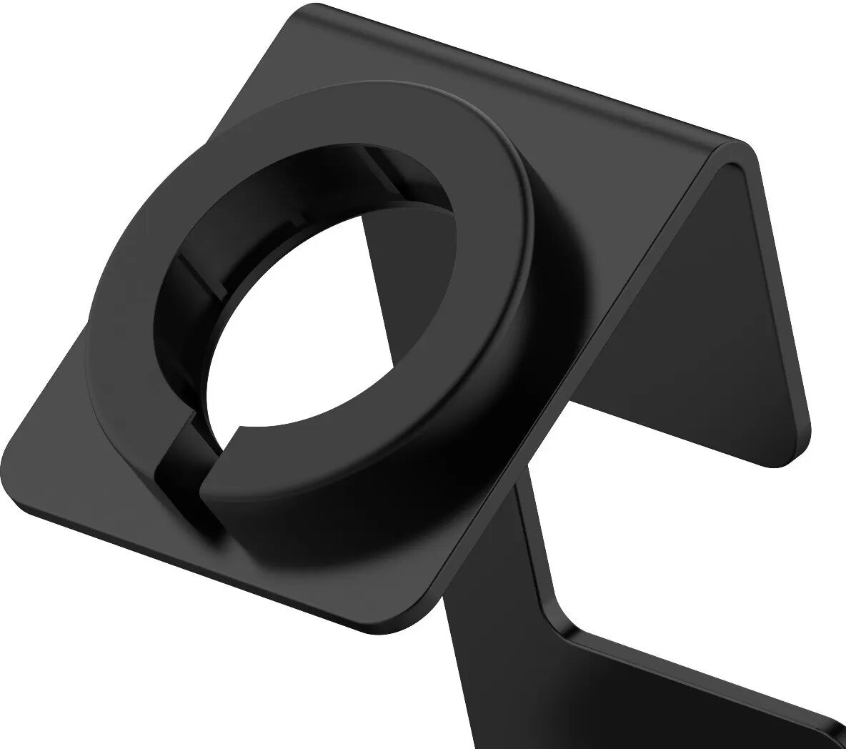 INF Aluminium-Ladeständer kompatibel mit Google Pixel Watch 2 – Metall-Lade-Dock mit rutschfester sicherer Basis Schwarz