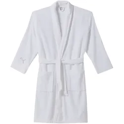 PUMA teamADDITIONS Bademantel Herren 04 - PUMA white L/XL