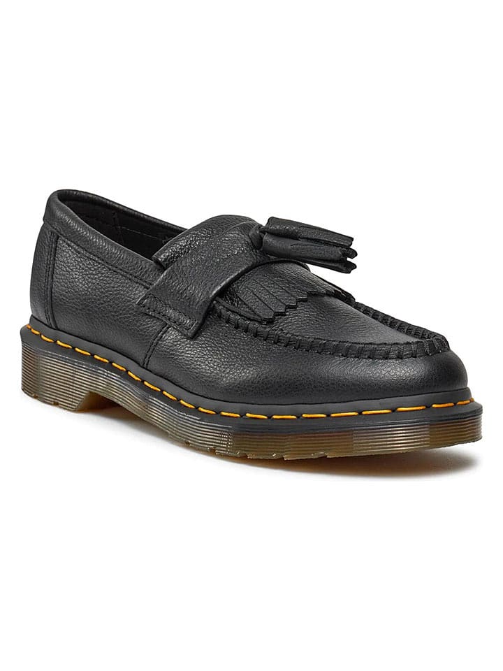Dr. Martens Leder-Mokassins in Schwarz - 40