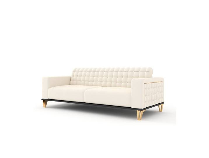 Möbeldreams Chesterfield-Sofa Chesterfield Sofa 3er Sofa * Schlaffunktion * Modern *GRATIS-KISSEN*