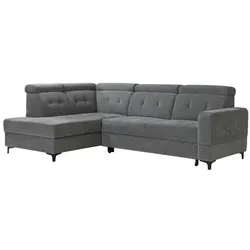 Exxpo by Gala Ecksofa mit Funktion Monte Stoff Anthracite