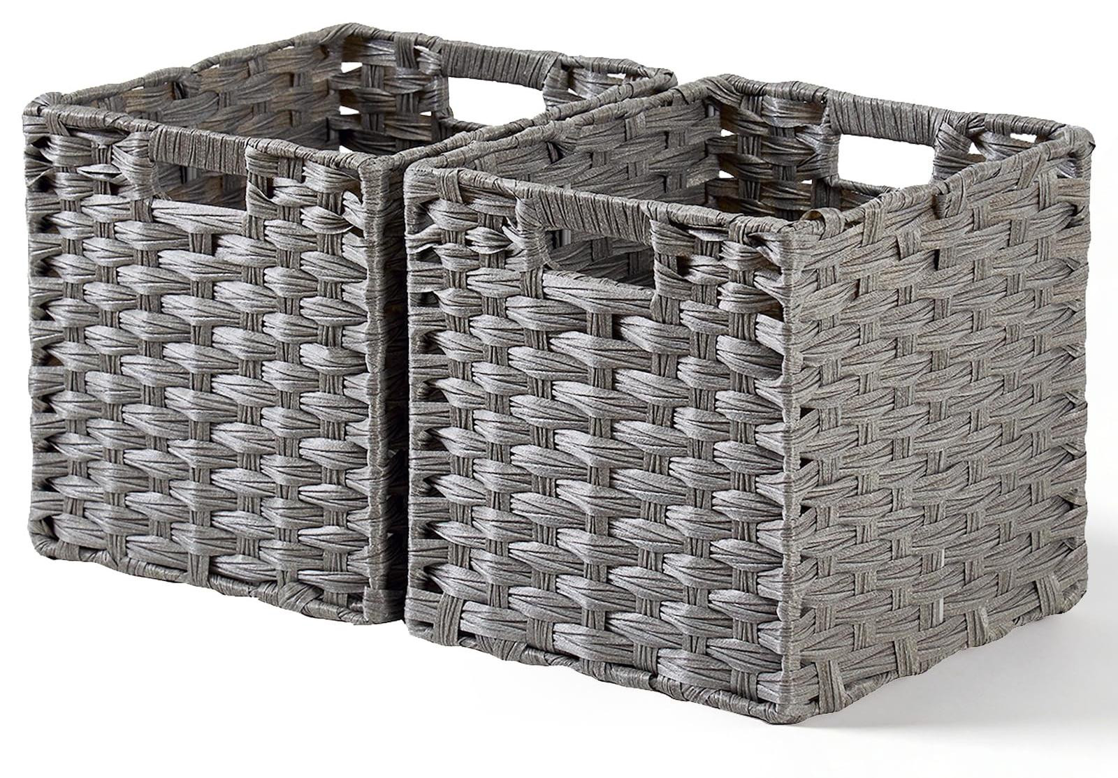 Dripio Opbergkubus met handvatten, open weave design, set van 2
