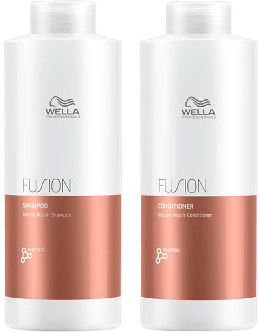2L Wella Professionals FUSION Intense Repair Set (Shampoo 1000ml + Conditioner 1000ml)