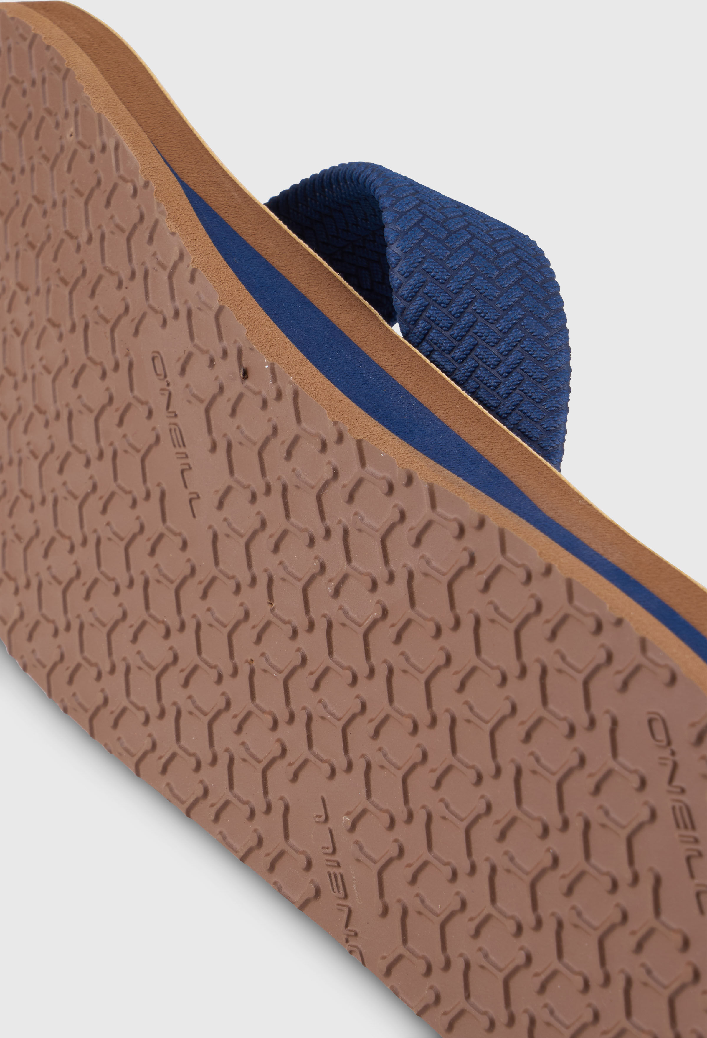 Zehentrenner O'NEILL "CHAD SANDALS", Herren, Gr. 41, braun (dijon), Synthetik, Schuhe Zehentrenner, sportlicher Stil, Sommerschuh, Sandale und Schlappen dijon 41