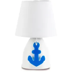 Kindertischleuchte Ancorina Blau/Weiß max. 6 Watt