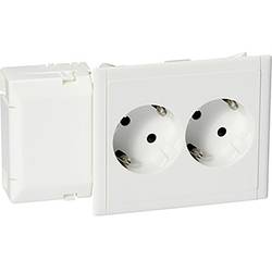 Schneider Electric 5951512 Einbaudose 2fach Steckdose 1 St. Weiß