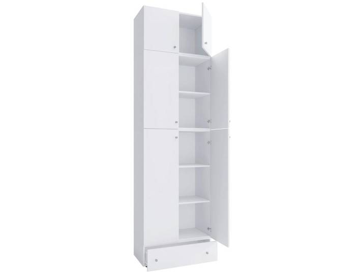 Mid.you Kleiderschrank, Weiss, Holzwerkstoff, 70x240x39 cm, Schlafzimmer, Komplette Schlafzimmer und Serien, Schlafzimmerserie