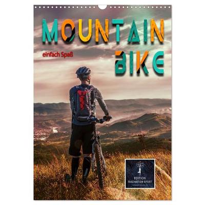 Mountainbike - einfach Spaß (Wandkalender 2026 DIN A3 hoch), CALVENDO Monatskalender