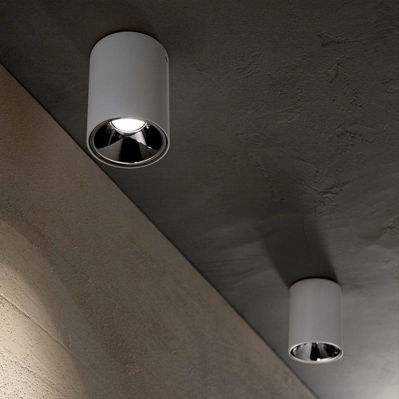 IdealLux Nitro Moderne ronde LED plafondlamp, wit
