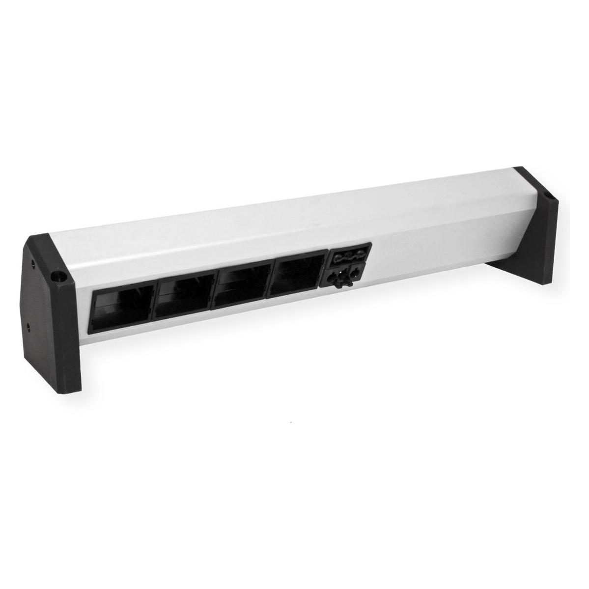 Bachmann DESK 3xUTE & 4xModule GST18 (3x, CEE 7/3, CEE 7/5) (902.007)