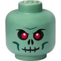 LEGO Storage Head Skelett , Aufbewahrungsbox schwarz/rot, groß