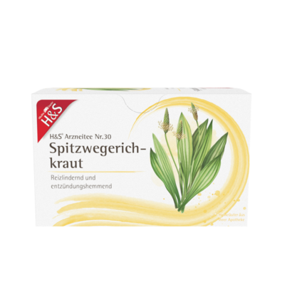 H&S Tee - Gesellschaft mbH & Co. H&S Spitzwegerichkraut Filterbeutel 20X1.5 g 03430379