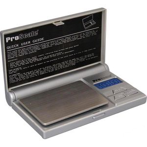 ProScale Taschenwaage LCS100, Teilung 0,01 g, klappbar, Einheiten g / oz / ct / gn, bis 100 g