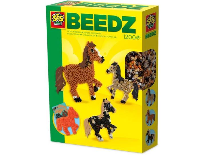 SES Creative - Beedz - Strijkkralen Set Paard - 1200 Kralen