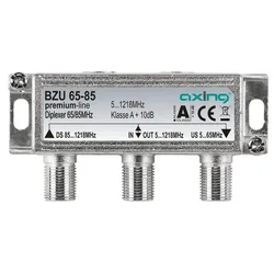 Axing BZU65-85 Diplexer 65/85 MHz BZU06585 BZU 65-85