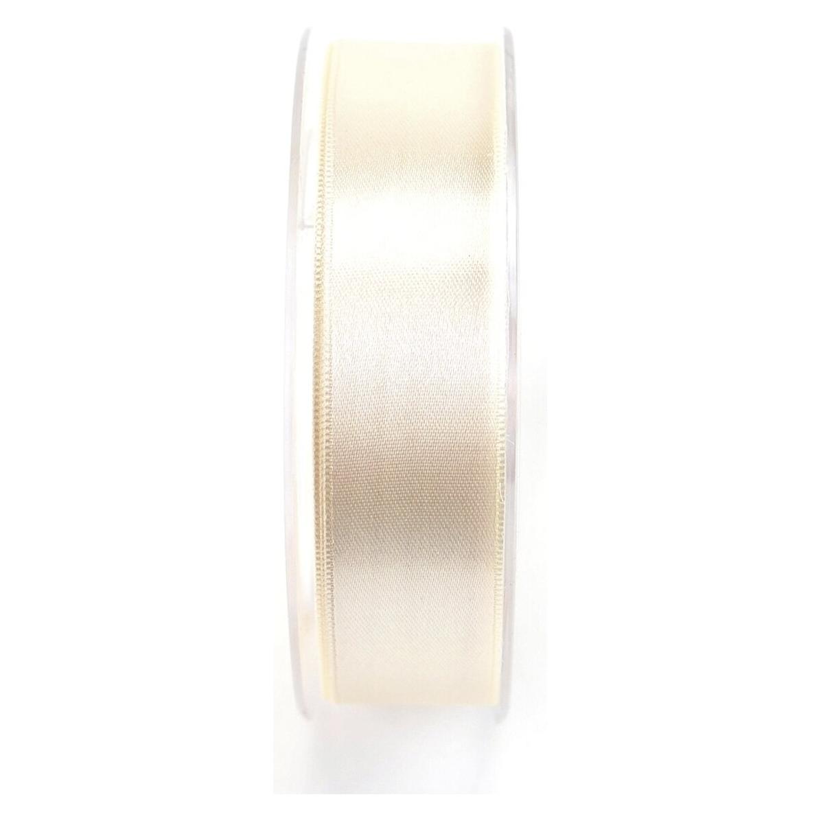 Goldina Doppelsatinband 25mmx25m creme (1x) (81720250210025)