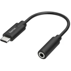 Hama USB C Klinke Adapter - HiFi Stereo AUX für Handy/PC