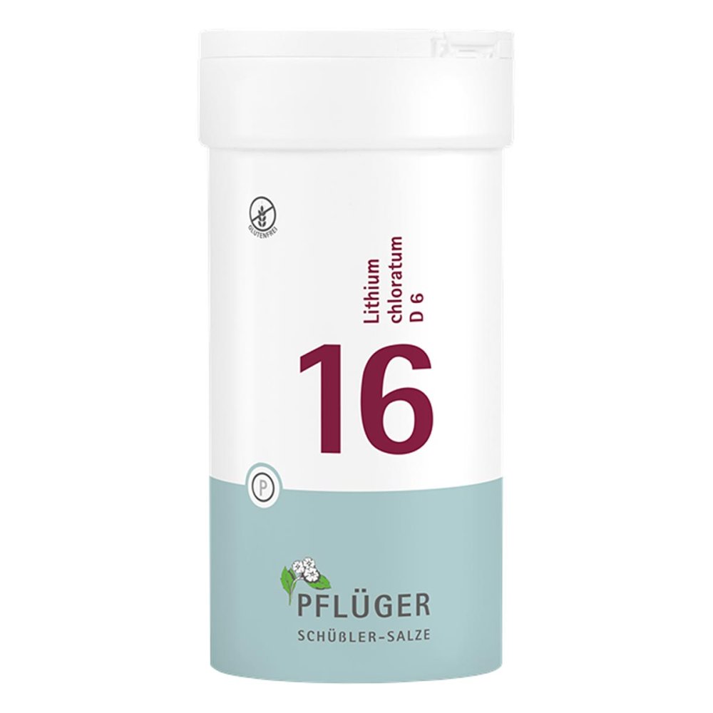 Homöopathisches Laboratorium Alexander Pflüger Gmb Schüßler-Salze Biochemie Pflüger 16 Lithium chloratum D6 Tbl. 06322294