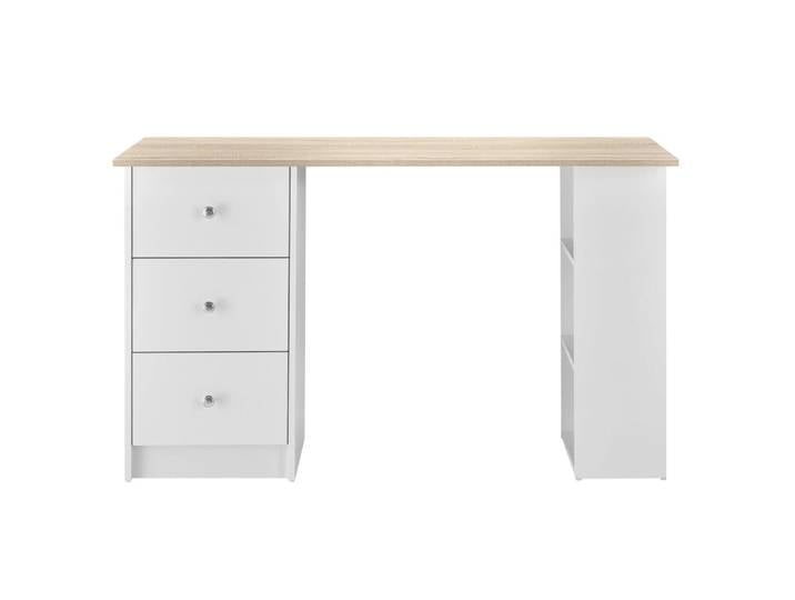Bureau table poste de 120 x 49 x 72 cm bois blanche
