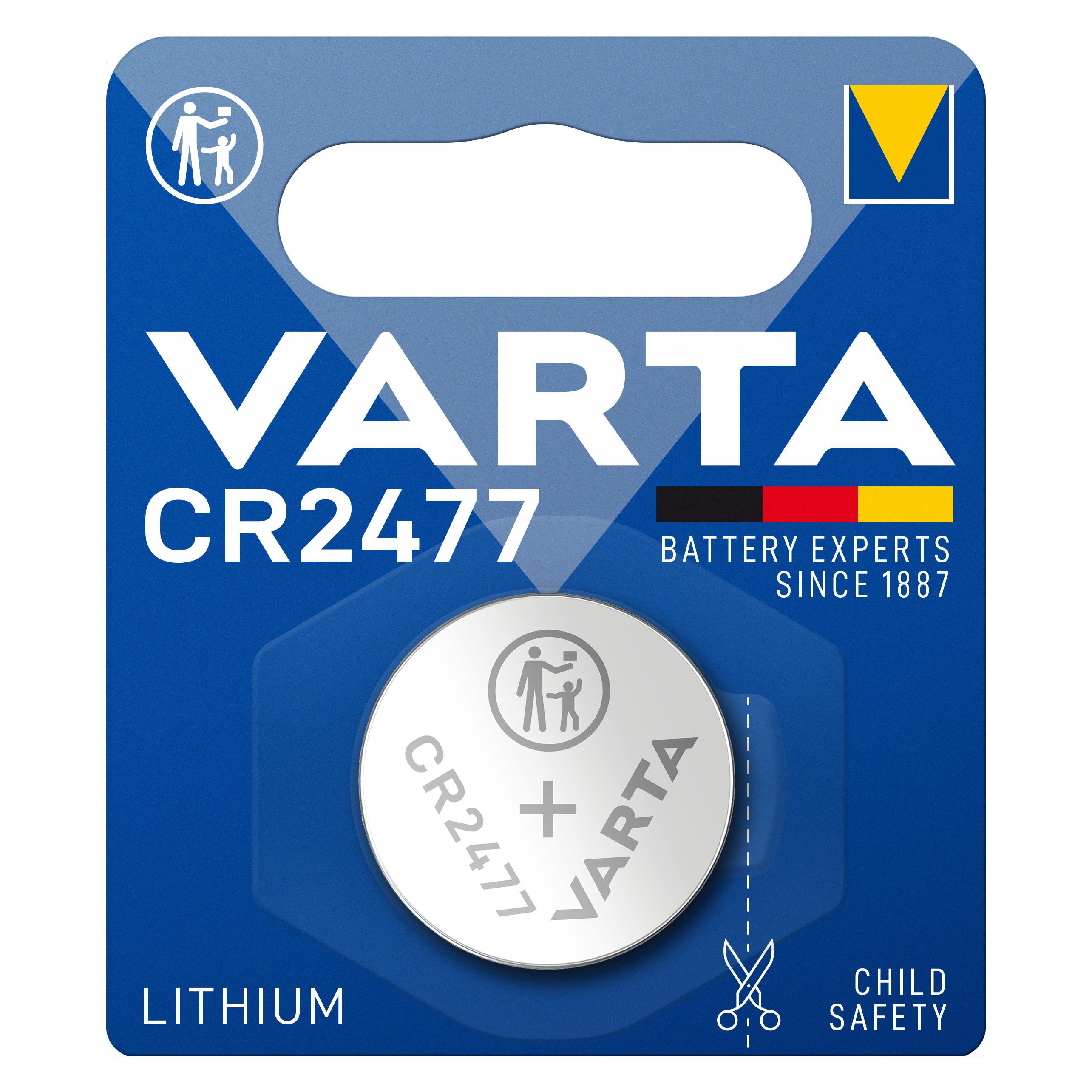 Varta Electronic CR2477 (1 Stk., CR2477, 850 mAh) (06477101401)