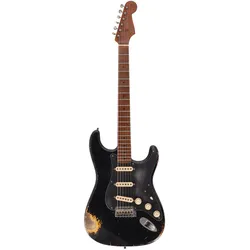 Fender Custom Shop 50 ́s Stratocaster HVYREL BLK over VB Masterbuilt Andy Hicks #... - E-Gitarre