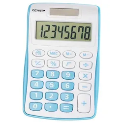 GENIE Taschenrechner 120 B weiß/blau