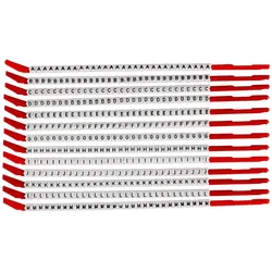 Brady, Kabelverbindung Zubehör, SCNC-10-A-M, Combipack Clipsleeve Drahtmarkierer, Weiss, Beschriftung "" A