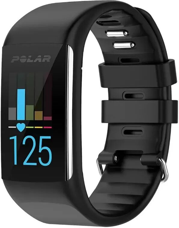 INF Silikon-Ersatzarmband für Polar A360 A370 Schwarz