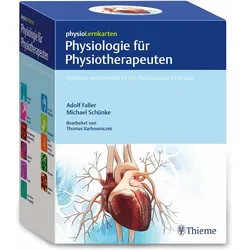 physioLernkarten - Physiologie für Physiotherapeuten, Fachbücher von Michael Schünke, Adolf Faller